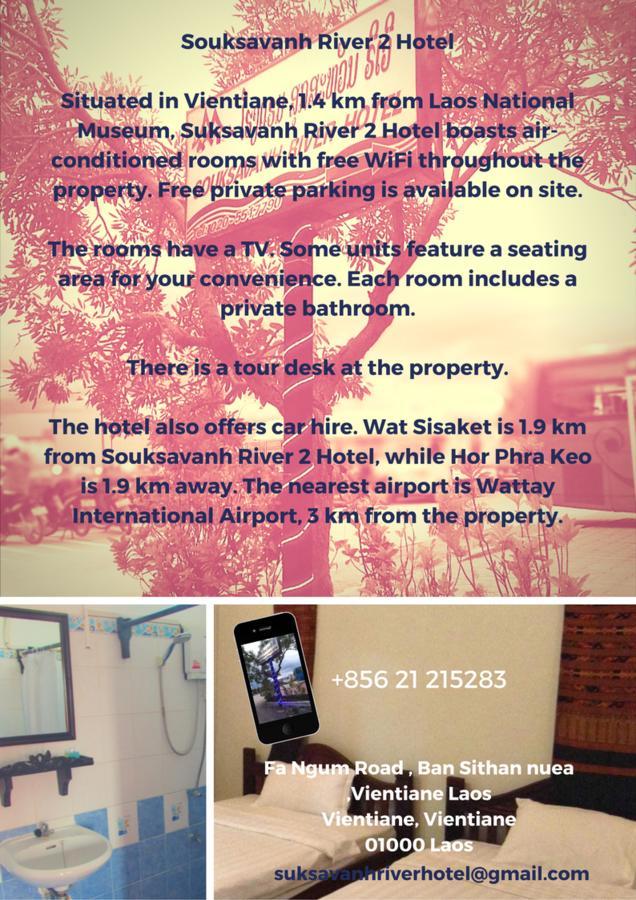 Suksavanh River 2 Hotel Ban Nongdouang Exteriör bild